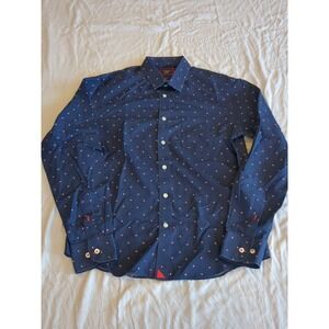 UNTUCKIT Decoy WF Slim Fit Wrinkle Free Long Sleeve Button Shirt Sz Medium